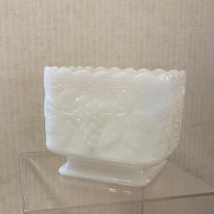 Anchor Hocking milk glass dish
